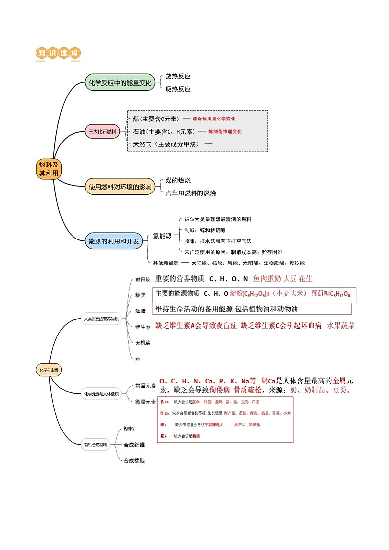 中考化学二轮复习讲练测专题04 化学与社会发展（讲练）（解析版）第3页