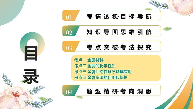 专题08 金属和金属矿物（课件）-2025中考化学一轮复习讲义+课件第2页