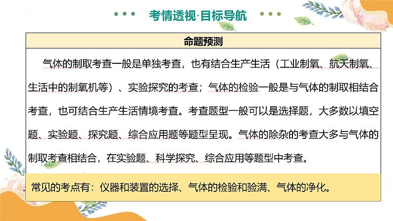 专题16 气体的制取、检验和净化（课件）-2025中考化学一轮复习讲义+课件第6页