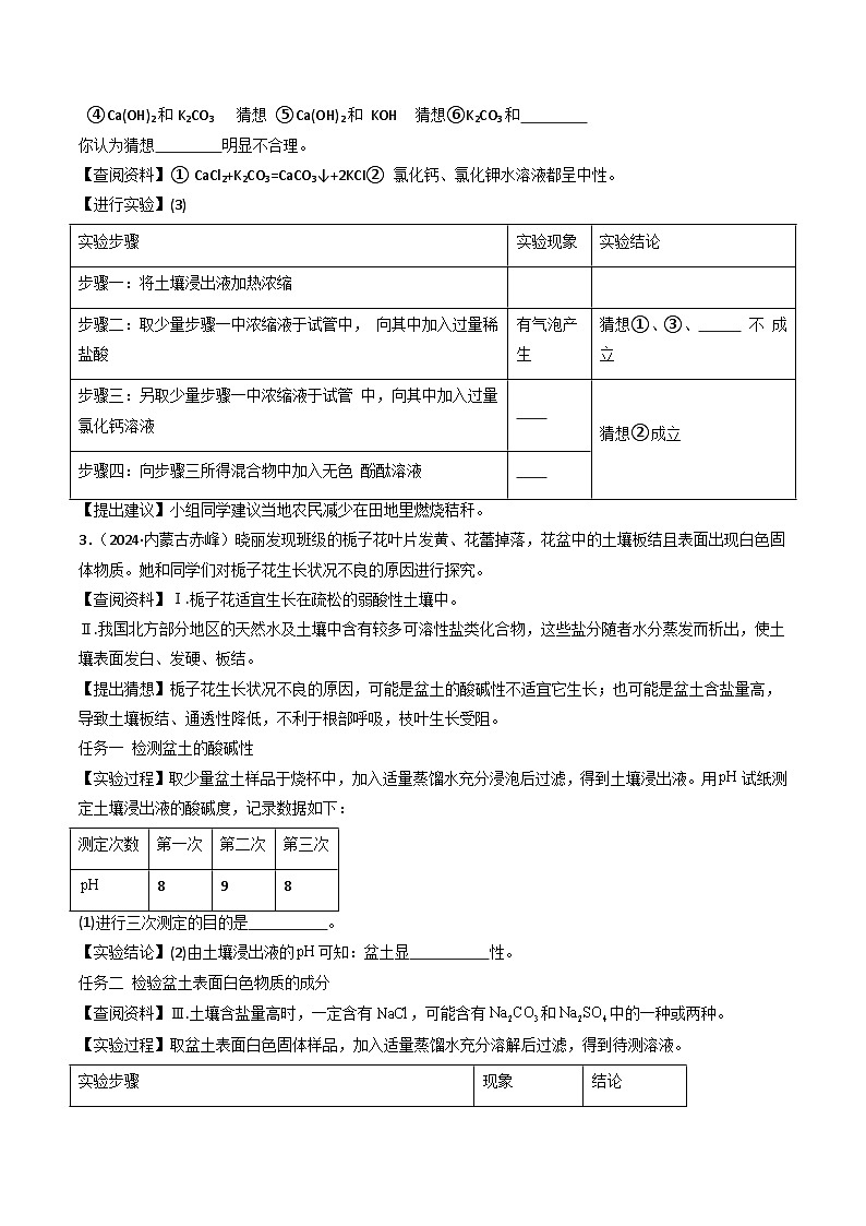 题型06 科学探究题（原卷版）第3页