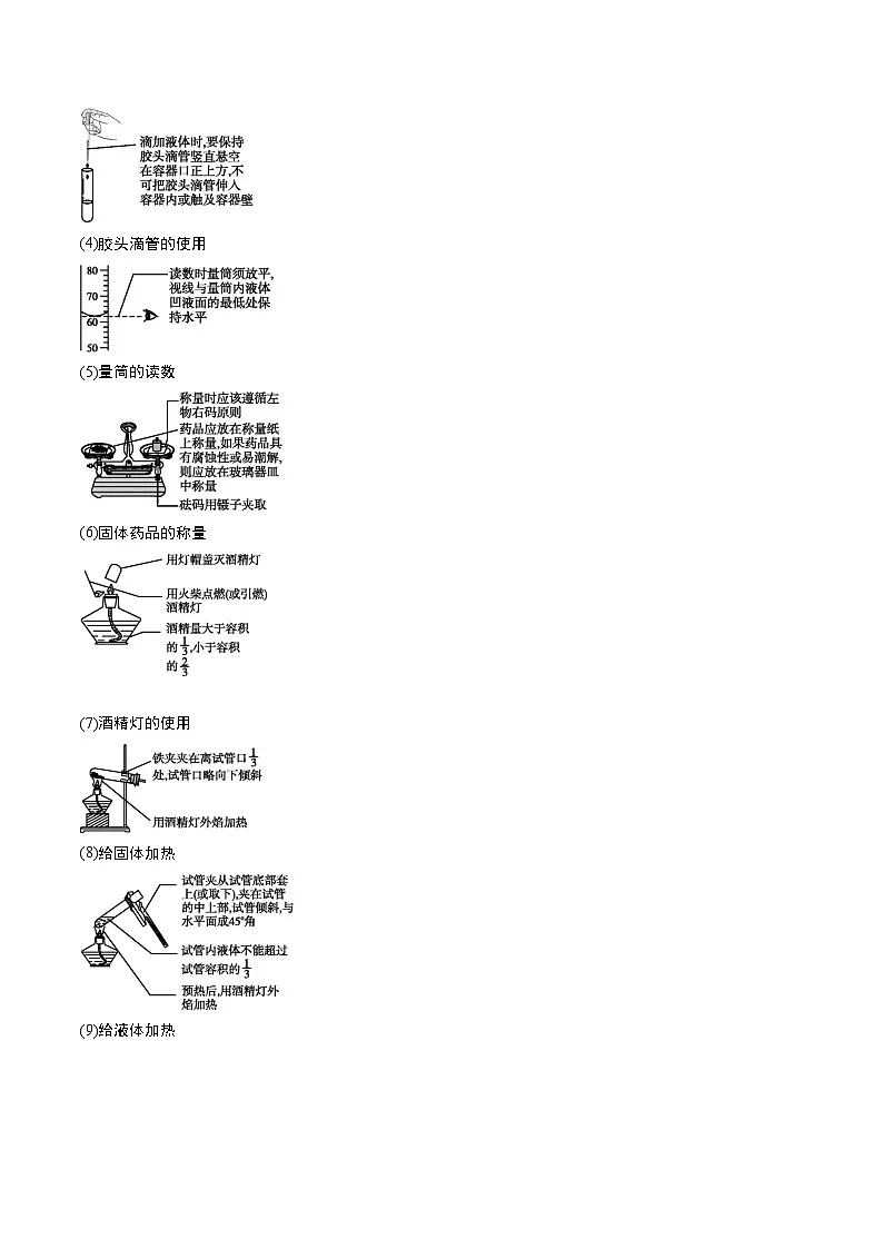 速记06 常用仪器及基本实验操作、教材重要实验-2025年中考化学一轮复习知识清单（全国通用）（教师版）第2页