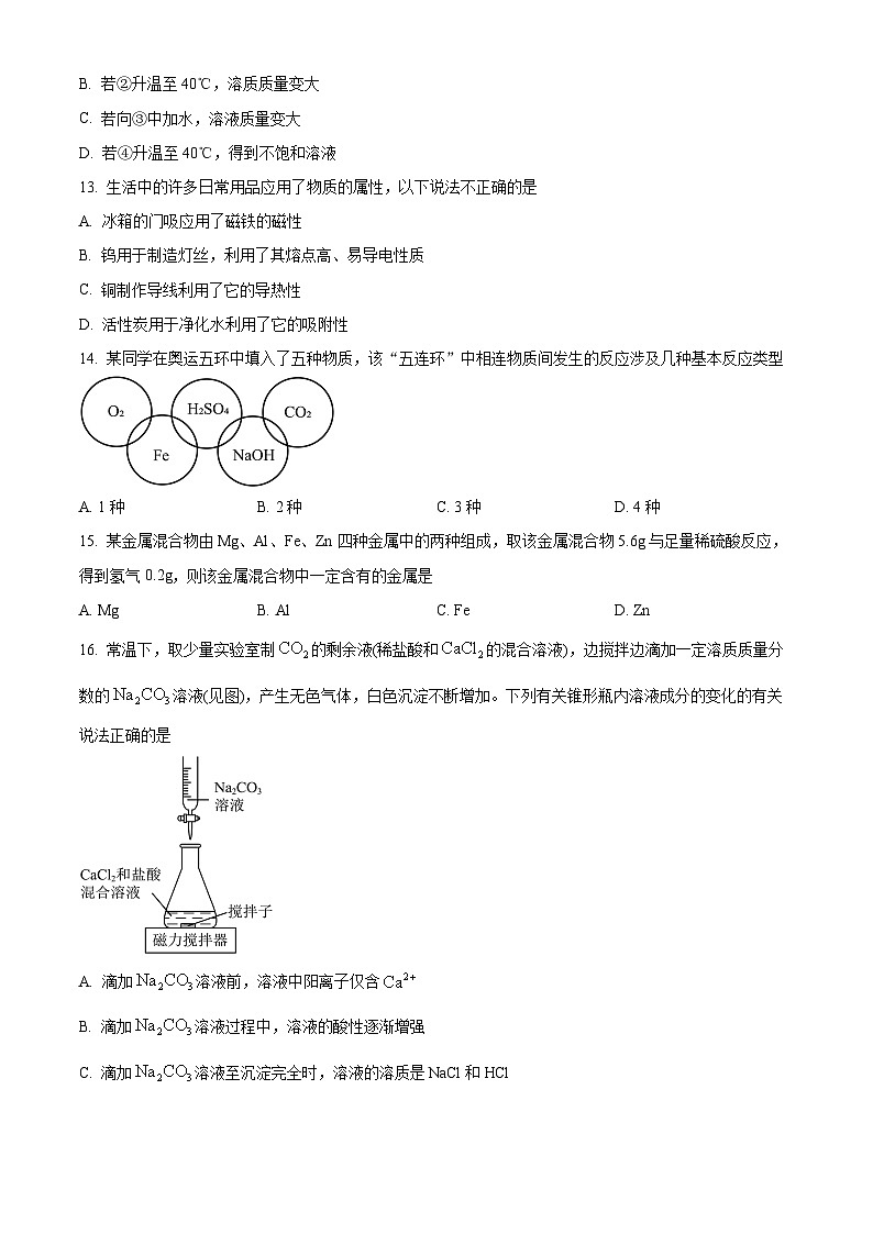 山东省青岛市莱西市2024-2025学年九年级上学期期末化学试题（原卷版）第3页