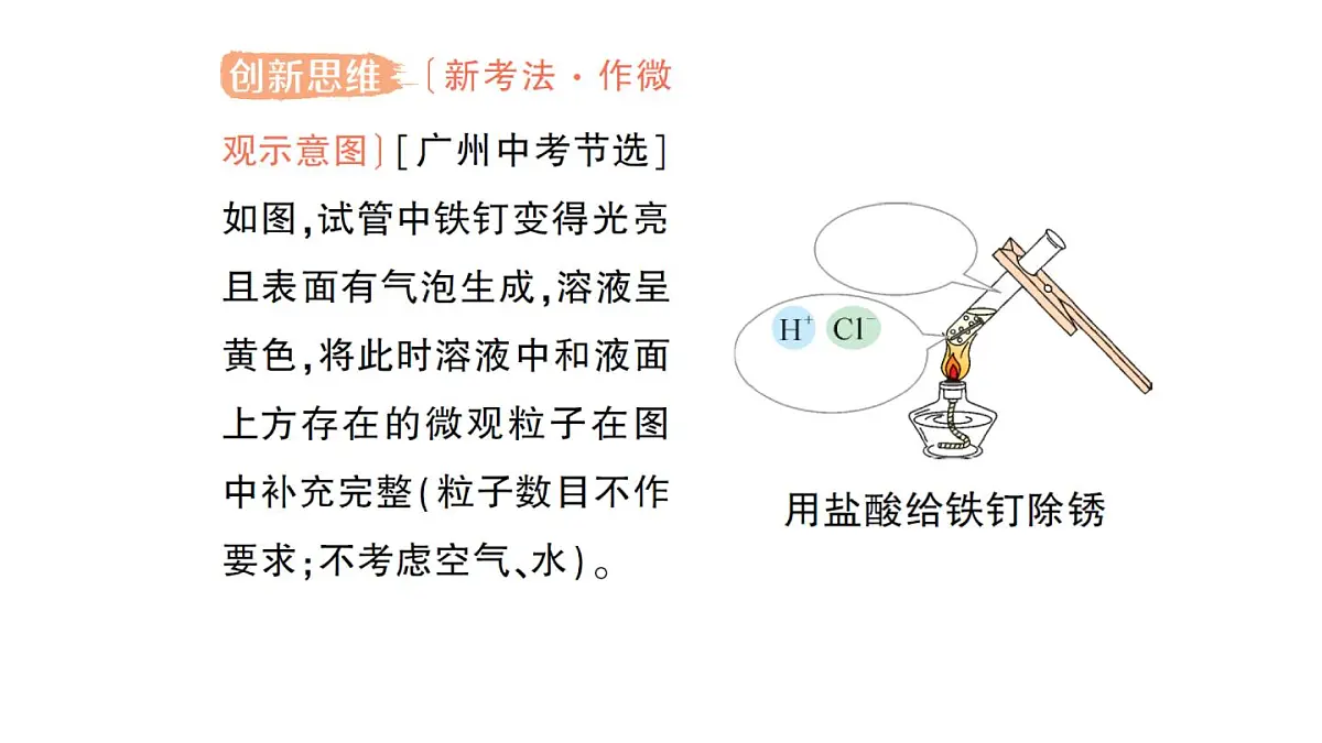 初中化学新人教版九年级下册第十单元课题2 常见的酸和碱作业课件2025春第7页