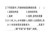 初中化學(xué)新人教版九年級(jí)下冊(cè)第九單元課題2第二課時(shí) 溶解度課堂作業(yè)課件2025春