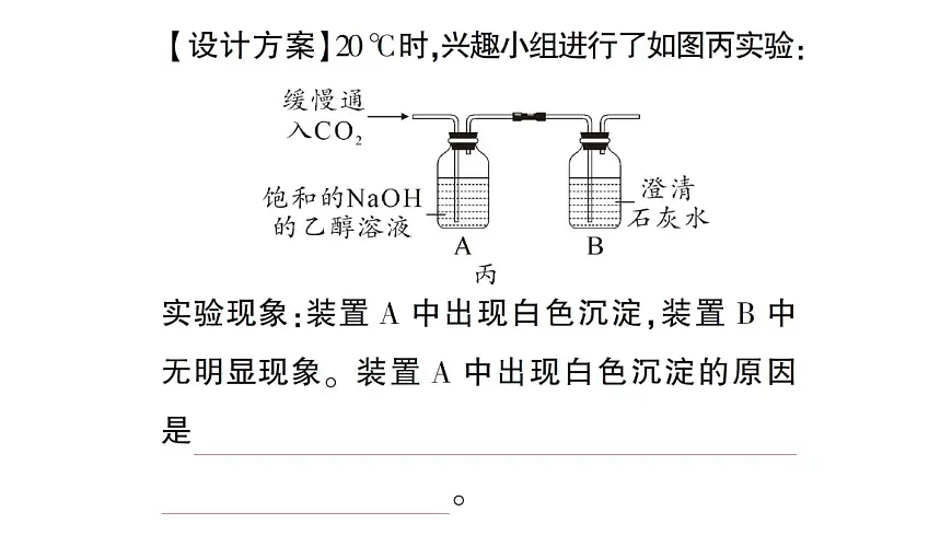 初中化学新人教版九年级下册第十单元专题五 无明显现象反应的探究实验专题课堂作业课件2025春第7页
