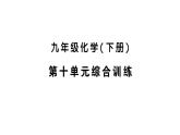 初中化學(xué)新人教版九年級(jí)下冊(cè)第十單元綜合訓(xùn)練練習(xí)課件2025春