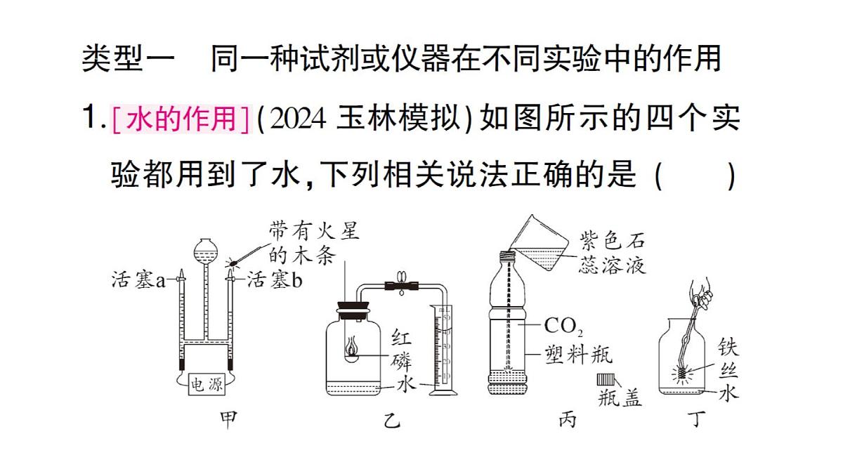 初中化学新人教版九年级下册大单元整合（一） 教材实验课堂作业课件2025春第2页