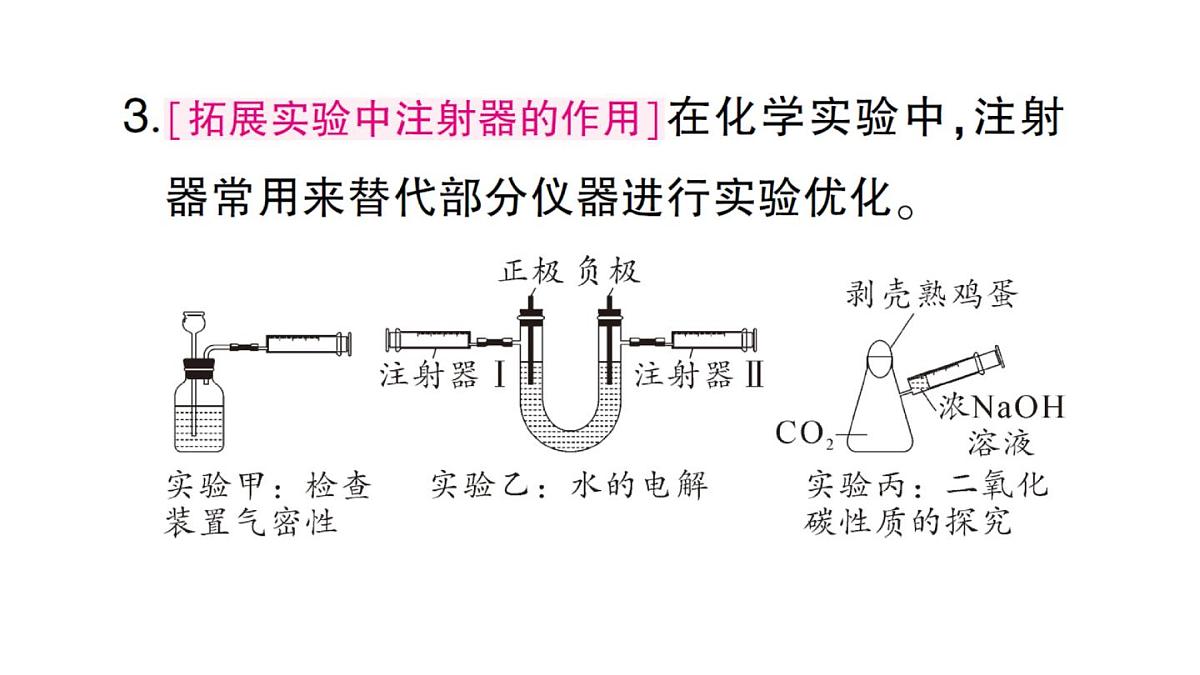 初中化学新人教版九年级下册大单元整合（一） 教材实验课堂作业课件2025春第7页