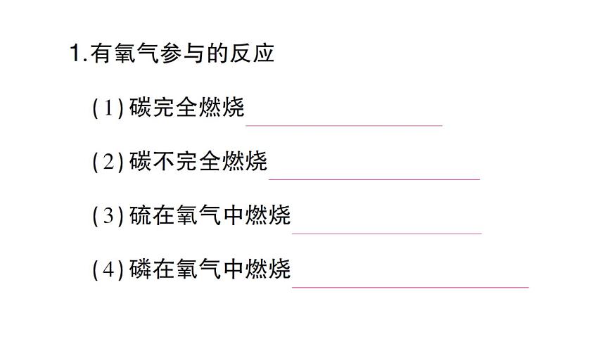 初中化学新人教版九年级下册常考化学方程式梳理课堂作业课件2025春第2页