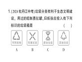 初中化學(xué)新人教版九年級下冊第八單元跨學(xué)科實踐活動七 垃圾的分類與回收利用課堂作業(yè)課件2025春