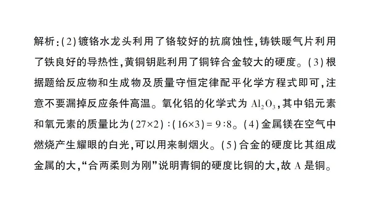 初中化学新人教版九年级下册第八单元复习提升作业课件2025春第8页