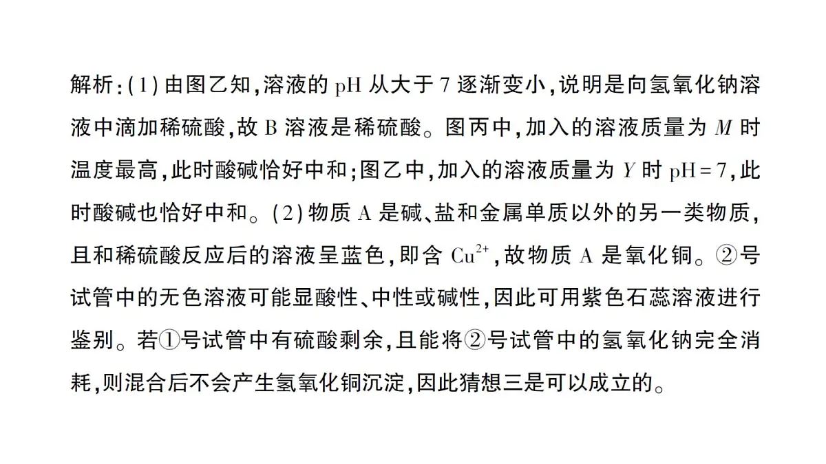 初中化学新人教版九年级下册第十单元实验活动八 常见酸、碱的化学性质作业课件2025春第6页