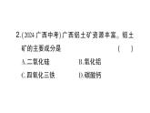 初中化學(xué)新人教版九年級下冊第八單元課題3第一課時 金屬礦物鐵的冶煉課堂作業(yè)課件2025春