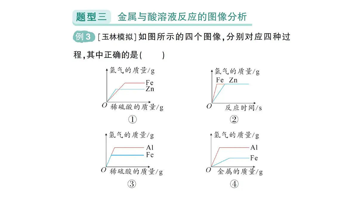 初中化学新人教版九年级下册第八单元专题一 金属活动性顺序及其应用作业课件2025春第8页
