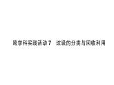 初中化學(xué)新人教版九年級下冊第八單元跨學(xué)科實踐活動七 垃圾的分類與回收利用作業(yè)課件2025春