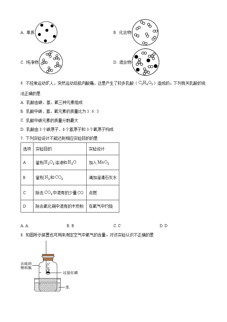 河北省沧州市盐山县2024-2025学年九年级上学期1月期末化学试题（原卷版+解析版）第2页