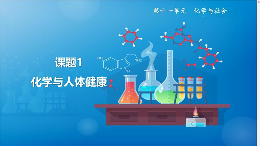 11.1 化学与人体健康（课件）-2024-2025学年九年级化学人教版下册第1页