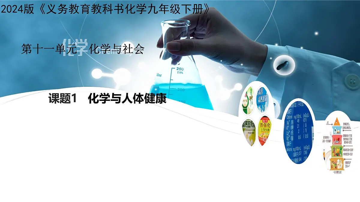 11.1 化学与人体健康（课件）-2024-2025学年九年级化学人教版下册第1页
