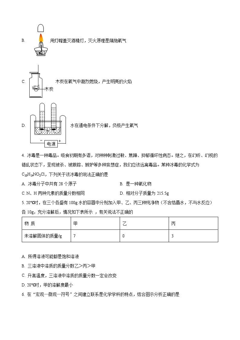 四川省达州市开江县2024-2025学年九年级上学期期末化学试题（原卷版+解析版）第2页
