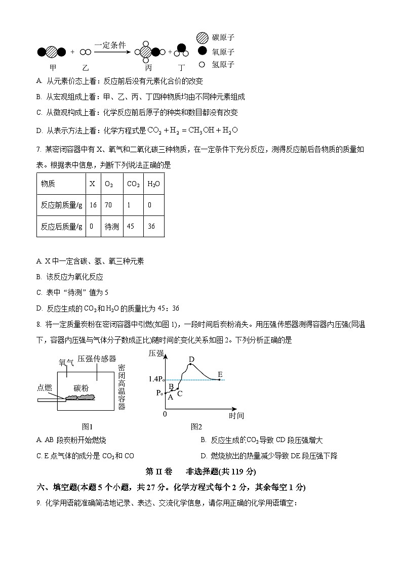 四川省达州市开江县2024-2025学年九年级上学期期末化学试题（原卷版+解析版）第3页
