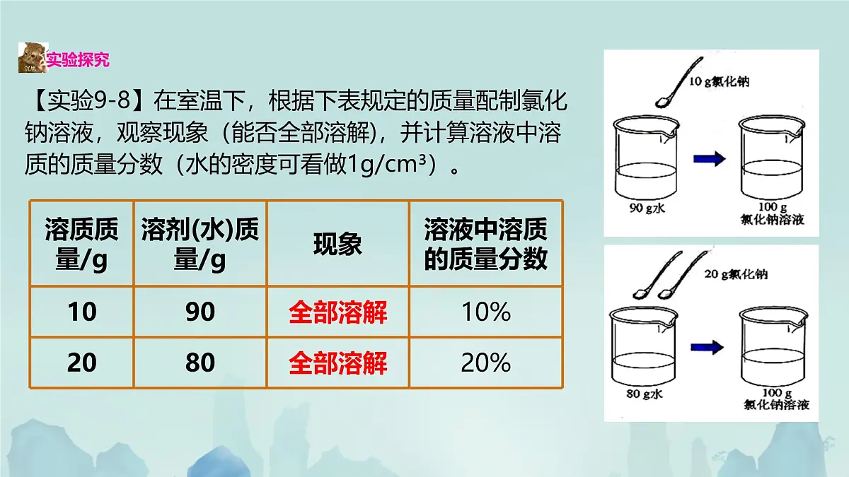 9.3 溶质的质量分数（课件）-2024-2025学年九年级化学人教版下册第8页