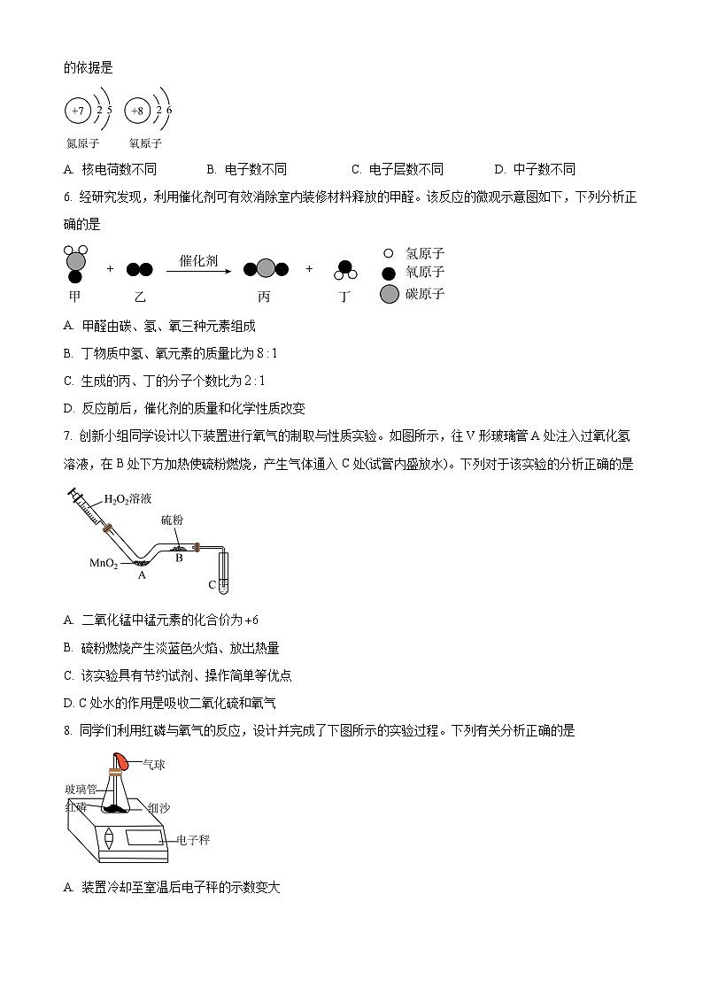 2025年山西省吕梁市方山县中考一模化学试题（原卷版+解析版）第2页