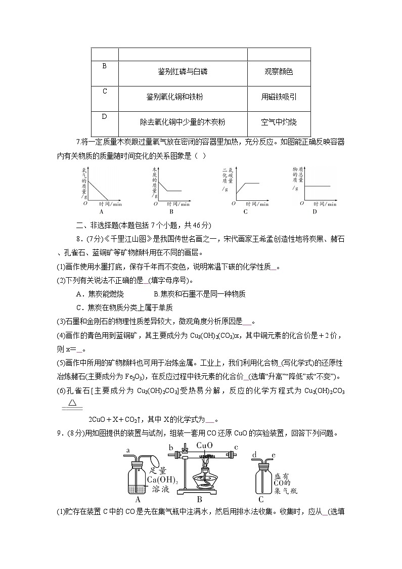 2024-2025学年贵州省贵阳市南明区九年级上学期12月月考化学检测试题（附答案）第2页