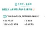 初中化學(xué)新科粵版九年級下冊6.1 金屬的物理性質(zhì)作業(yè)課件2025春