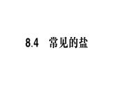 初中化學(xué)新科粵版九年級下冊8.4 常見的鹽作業(yè)課件2025春