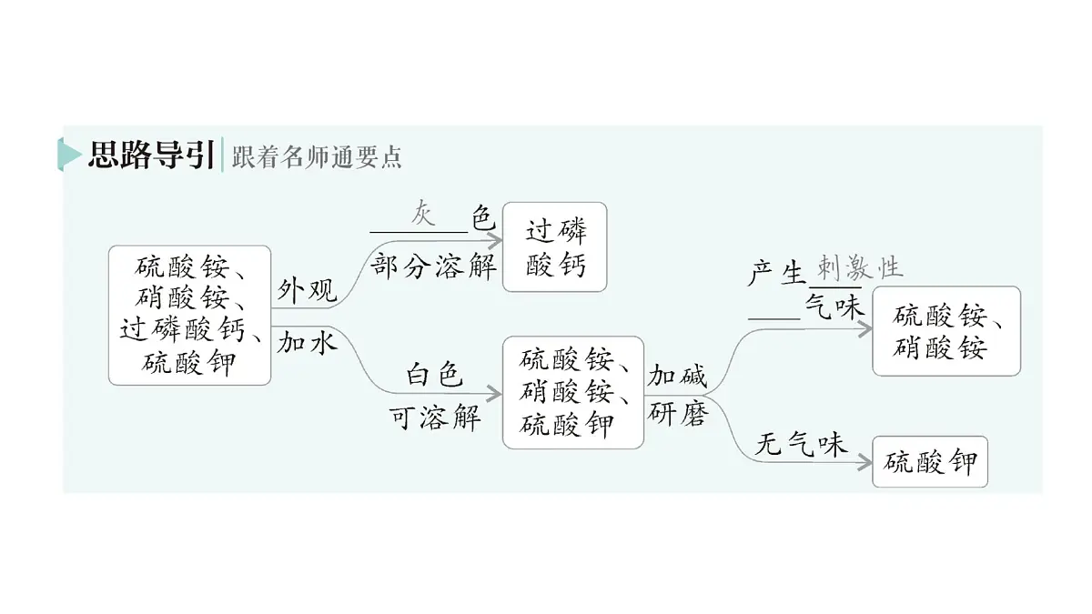 初中化学新科粤版九年级下册8.5 化学肥料作业课件2025春第6页