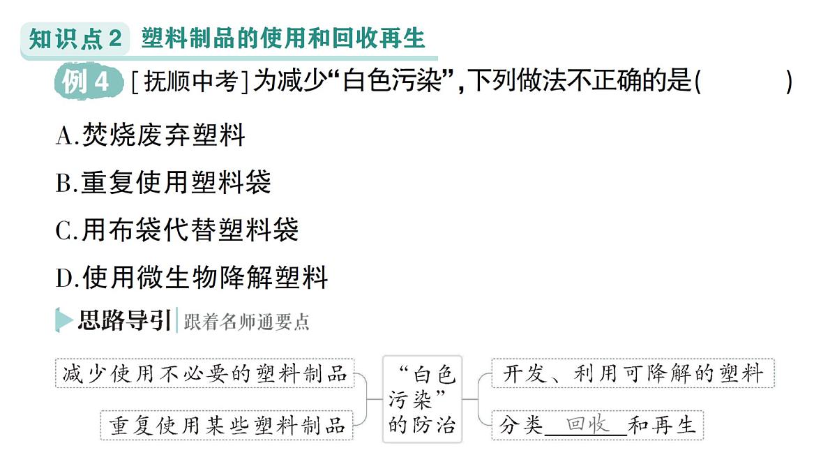 初中化学新科粤版九年级下册9.2 合成材料作业课件2025春第7页