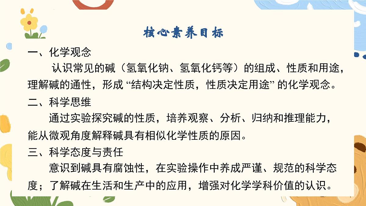 7.2 碱及其性质-2024-2025学年九年级化学鲁教版（2024）下册 课件第2页