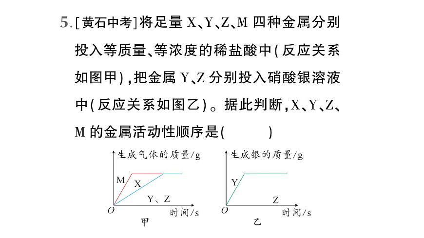 初中化学新科粤版九年级下册第六单元测试题作业课件2025春第6页