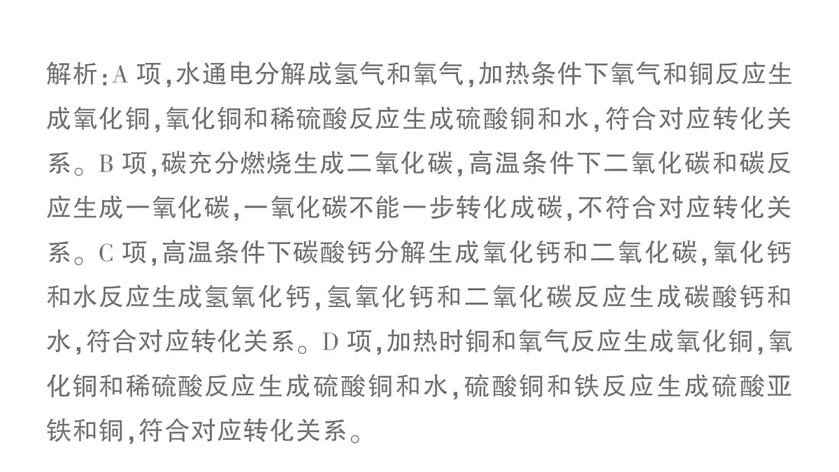 初中化学新科粤版九年级下册第八单元专题四 物质的转化与判断作业课件2025春第3页