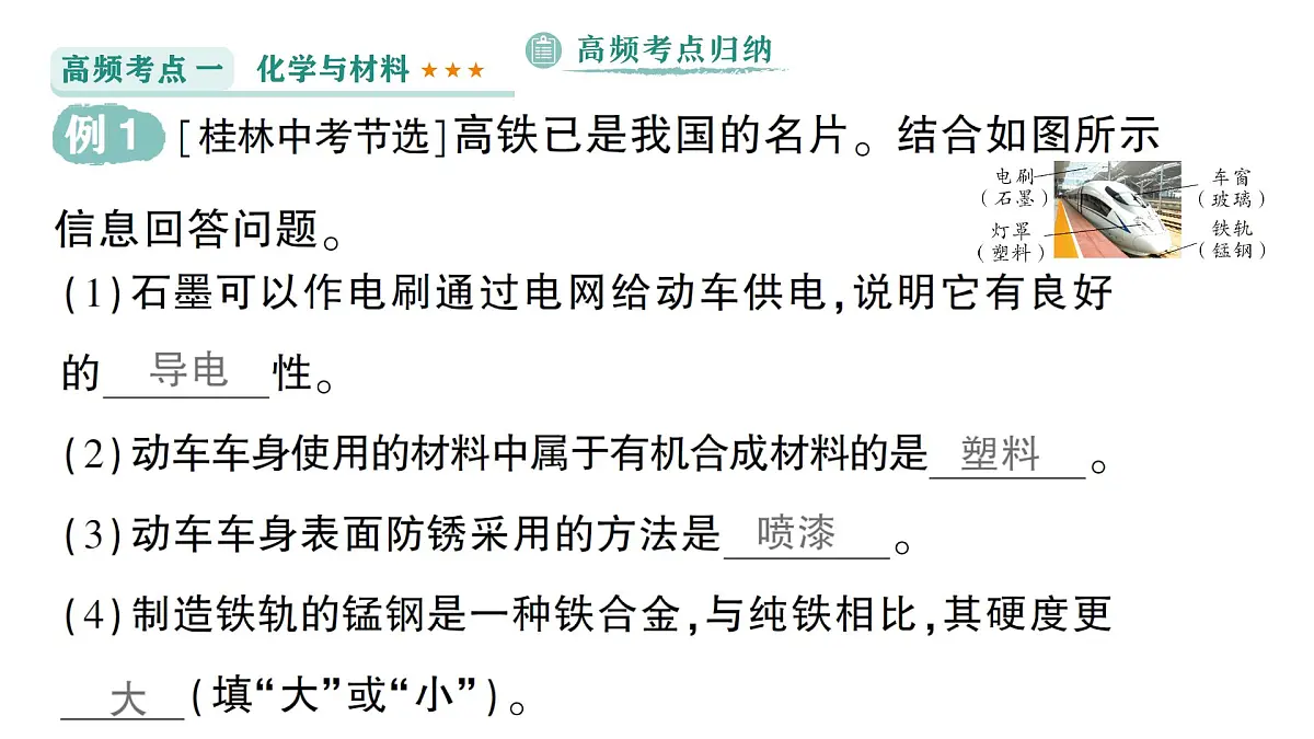 初中化学新科粤版九年级下册第九单元复习提升作业课件2025春第7页