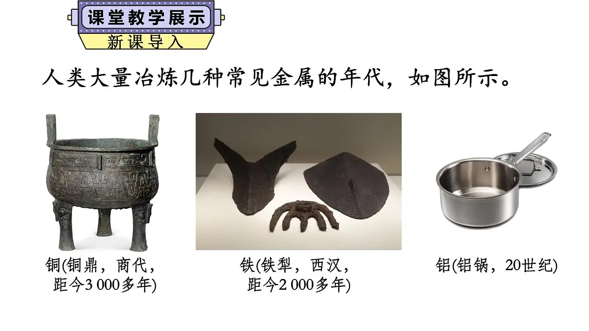 初中化学新科粤版九年级下册6.3 金属矿物与金属冶炼教学课件2025春第2页