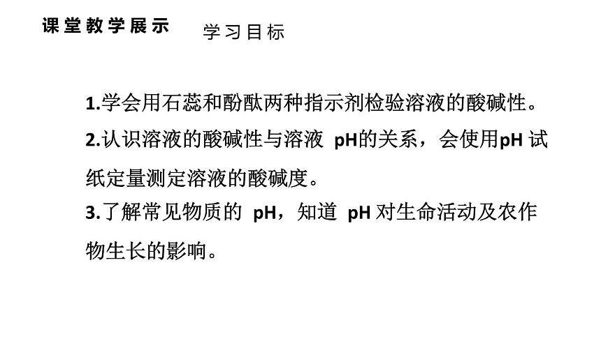 初中化学新科粤版九年级下册8.1 溶液的酸碱性教学课件2025春第2页