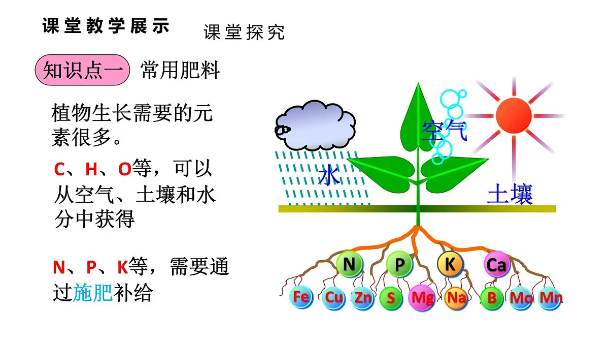 初中化学新科粤版九年级下册8.5 化学肥料教学课件2025春第4页