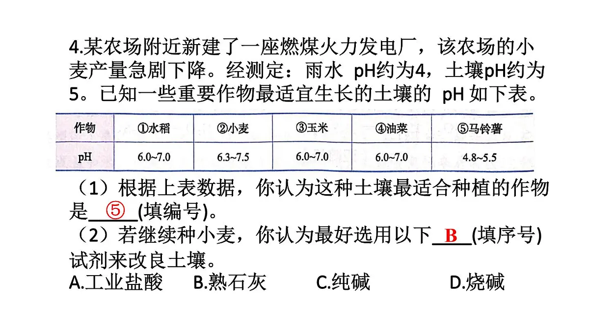 初中化学新科粤版九年级下册8.3 习题教学课件2025春第5页