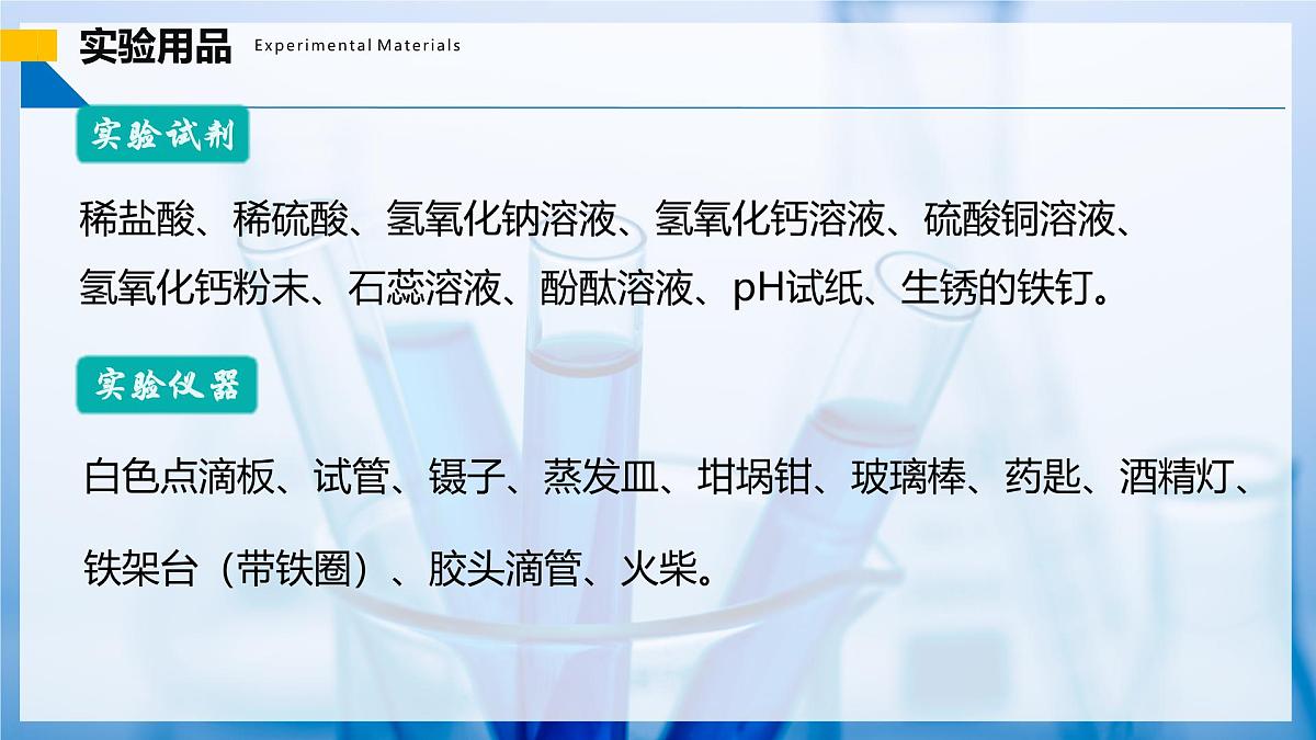 实验活动8 常见酸、碱的化学性质（同步课件） 第3页