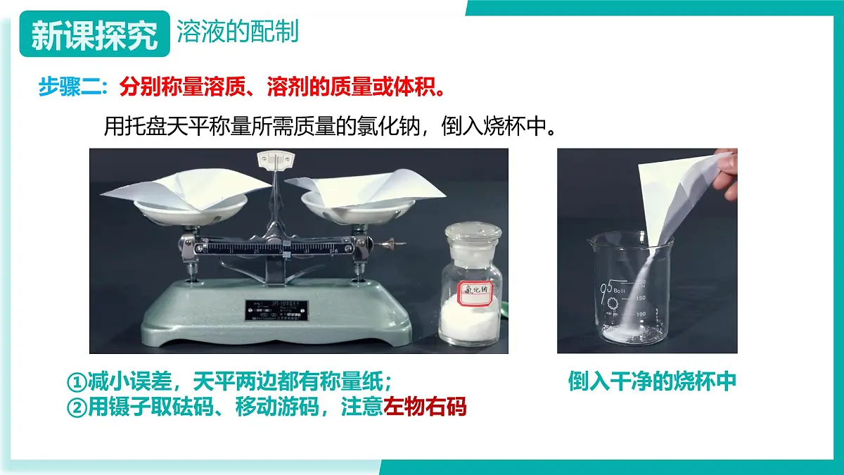 8.4 溶液的配制（同步课件）2025学年九年级化学下册（北京版2024）第7页