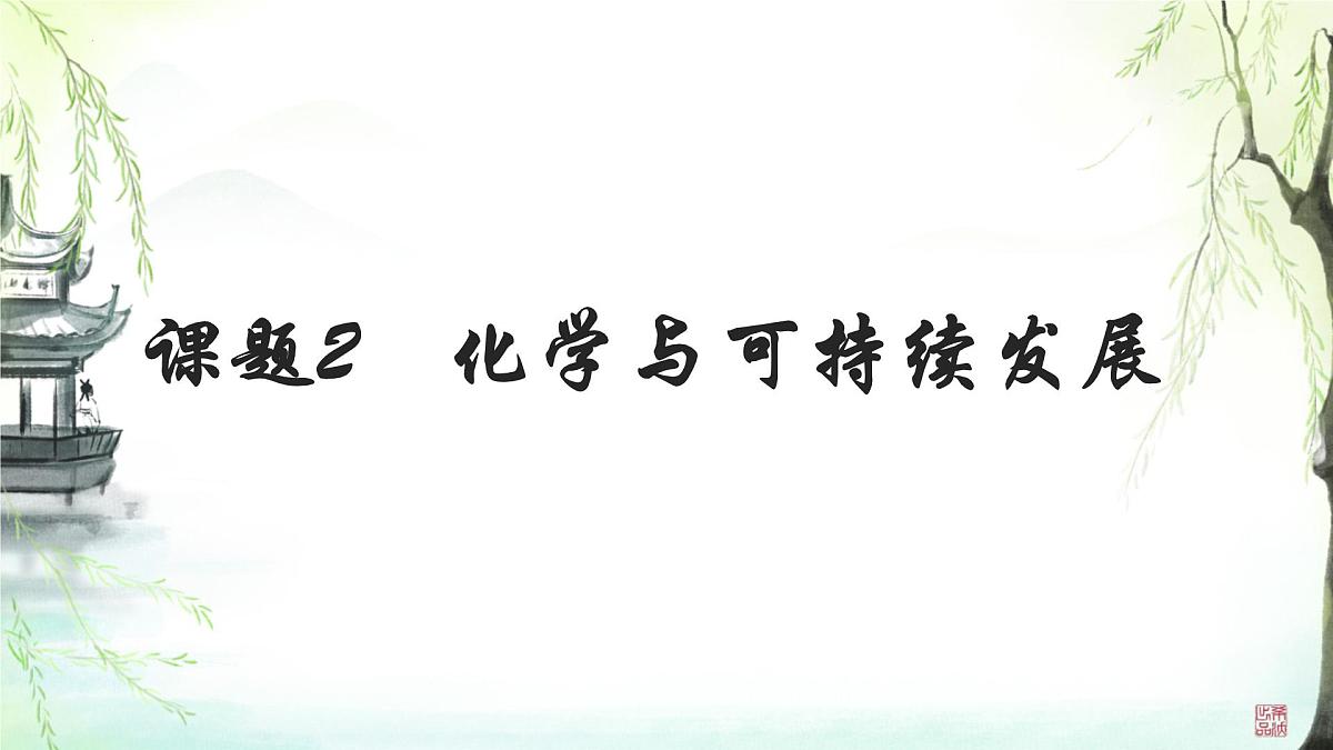 11.2化学与可持续发展 2025学年九年级化学人教版（2024）下册 课件第1页
