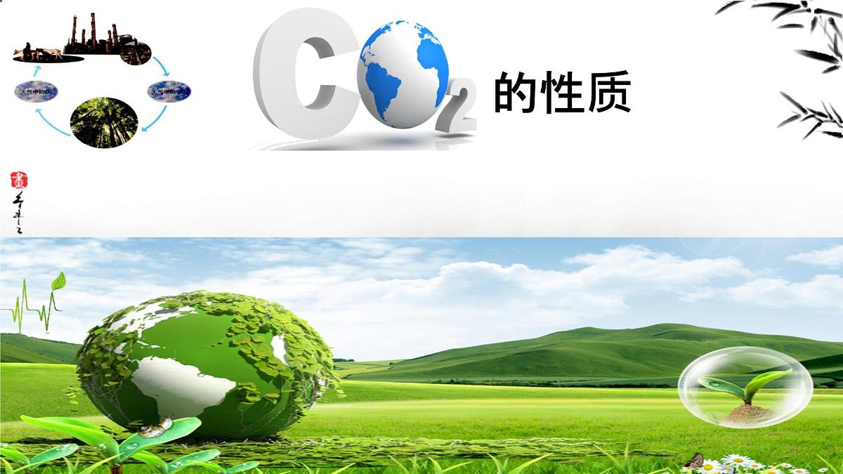 第六单元课题2 碳的氧化物第1课时二氧化碳的化学性质课件-2024-2025学年九年级化学人教版（2024）上册第1页