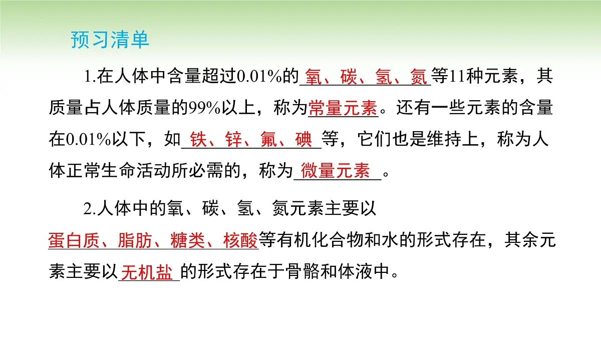 11.1化学与人体健课件---2024-2025学年九年级化学人教版(2024)下册第2页