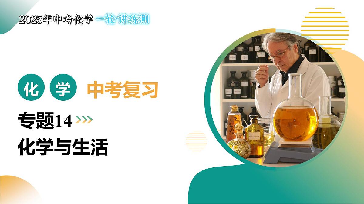 专题14 化学与生活（课件）2025年中考化学一轮复习讲练测（全国通用）第1页