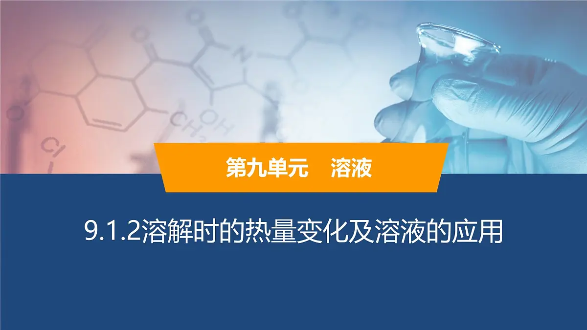 9.1.2溶解时的热量变化及溶液的应用 课件 2025学年九年级化学人教版（2024）下册第1页