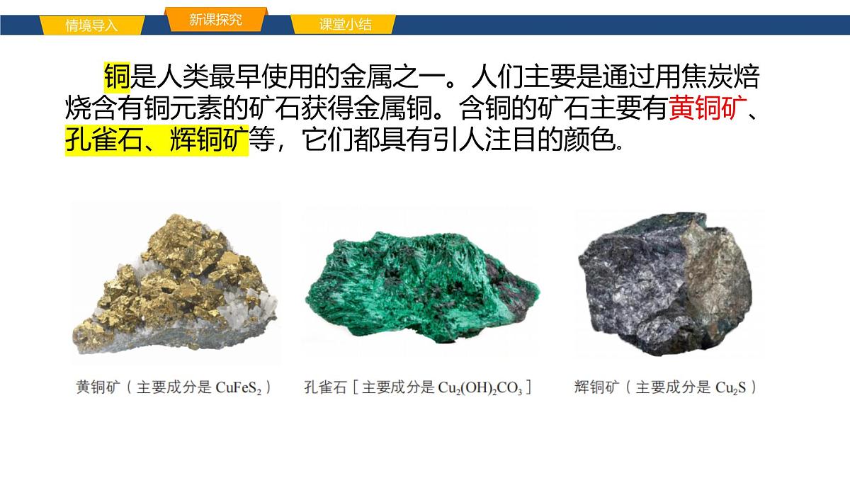 9.1.2 金属矿物及其冶炼 课件-2024-2025学年九年级化学鲁教版下册第4页