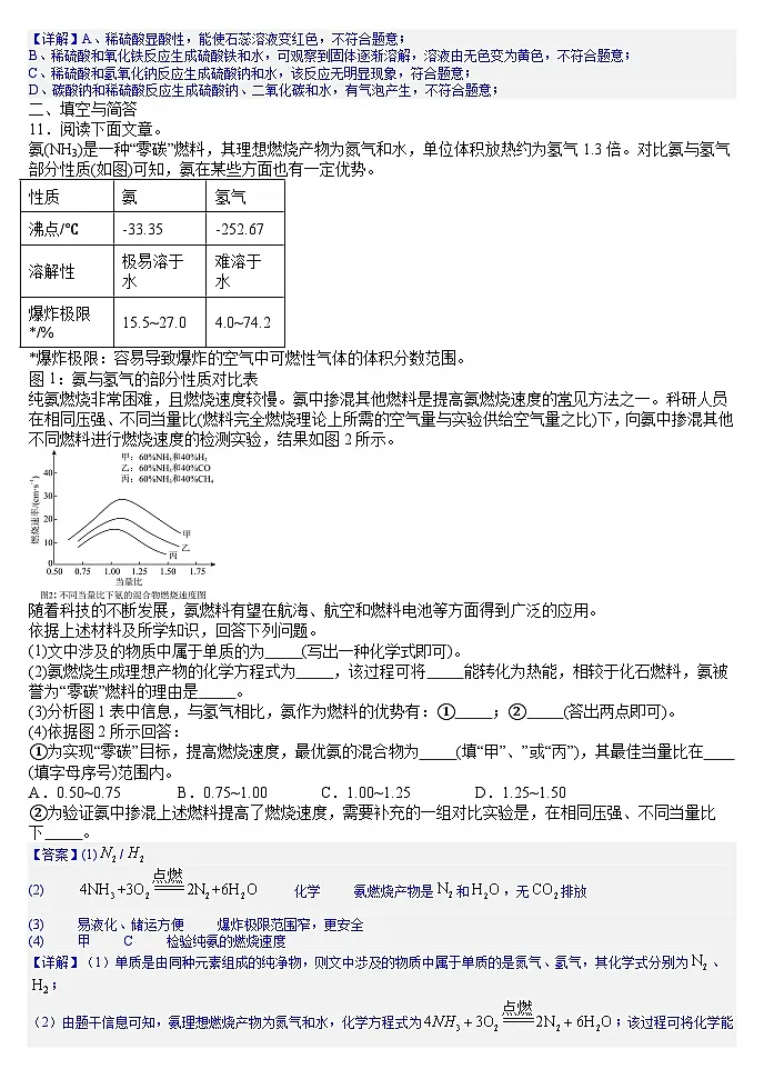 2025年辽宁省丹东市凤城市中考一模化学试题（答案版）第3页