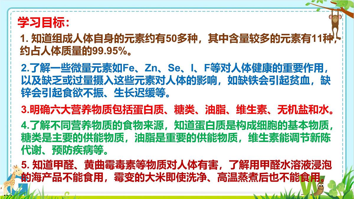 2025年盐城中考化学（人教版）总复习热点（题型）剖析课件第一讲化学与与健康第2页