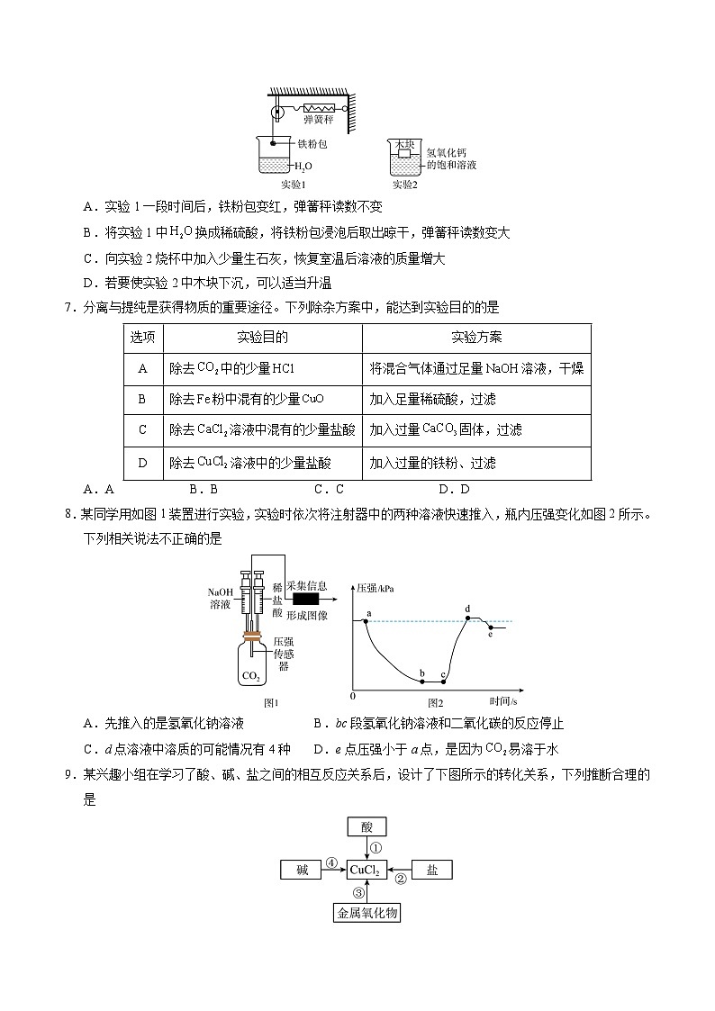 2025年中考第二次模拟考试卷：化学（陕西卷）（考试版）第2页